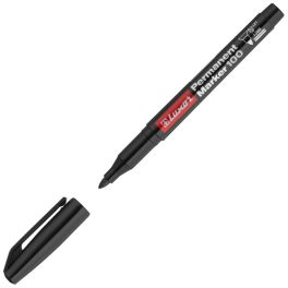 Маркер перманентный черный 1-2мм Luxor 100 3411 233830 (Китай)