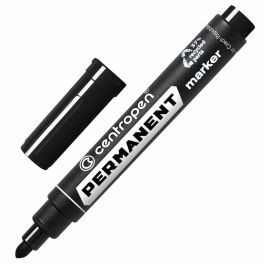 Маркер Centropen 8566 перманентный, 2.5 мм, черный 1266603