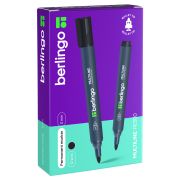 Маркер перманентный Berlingo «Multiline PE300» черный, пулевидный, 3мм BMc_16201