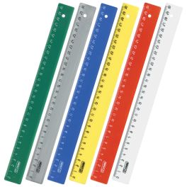 Линейка 30 см «Стамм», 6 цветов, микс 3034833 ЛН30 (Россия) S