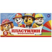 Щенки, пластилин неон 6 цв (90г) Умка в кор.30шт MCLN-104241-6-PU 360785 (Россия) SB