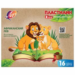 Пластилин 16 цветов 240 г ZOO 4902498 (Россия) S