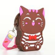 Сумка дет Морячка, 9*3*12, отд на молнии, регул стропа 110см, коричневый   10481766