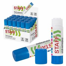Клей-карандаш STAFF EVERYDAY 8 г, 220374