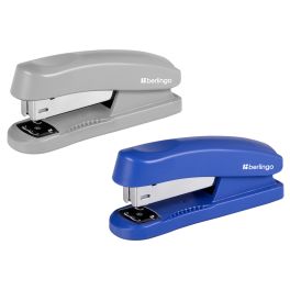 Степлер №24/6, 26/6 Berlingo «Universal» до 30л., пластиковый корпус, синий 305203 H31001 (Китай)