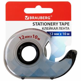 Клейкая лента 12мм х 10м в диспенсере, BRAUBERG, 227263