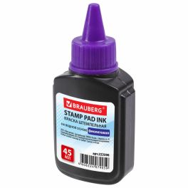Краска штемпельная фиолетовая 45 мл, на водной основе 1929524 (Китай) SIM