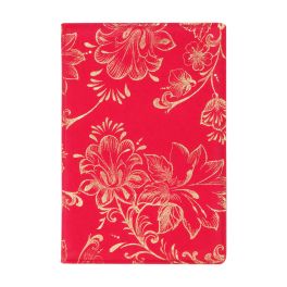 Обложка для паспорта OfficeSpace «Blooming» мягкий полиуретан, малиновая, тиснение золотом 342744 (Р