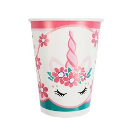Стаканы бумажные ПатиБум «Единорог Pink&Tiffany», 200мл, 6шт. 4690296058401