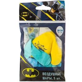 Воздушные шарики «Бэтмен» 30 см, 5 шт. шар латекс 302335