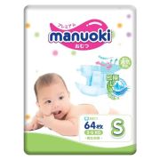 MANUOKI Подгузники Ultrathin S 3-6 кг 64 шт 1/4