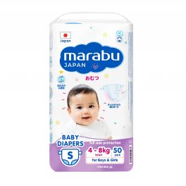 MARABU Подгузники S (4-8 кг) 50шт 1/4