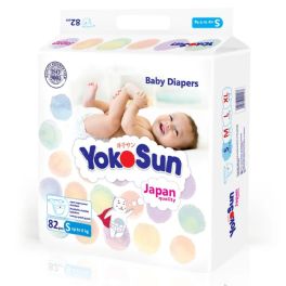 YOKOSUN Подгузники детские S ( до 6 кг), 82 шт.