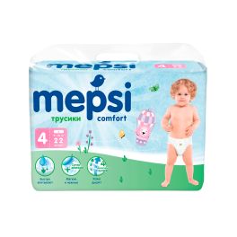 MEPSI Подгузники трусики L 9-16кг (22 шт) 1/8