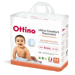 OTTINO Подгузники-трусики XXL (15+)кг 34шт 1/4