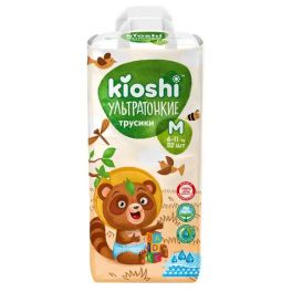 KIOSHI UT Подгузники-трусики ультратонкие M 6-11 кг 52 шт 1/4