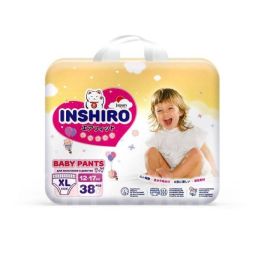 INSHIRO Подгузники-трусики ХL 38 шт/упак. (12-17кг.) 839 20119   1/4