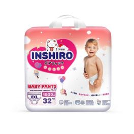 INSHIRO Подгузники-трусики XХL 32 шт/упак. (15-20кг.) 1/4 846