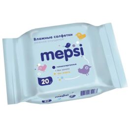 MEPSI Салфетки влажные детские (20шт) 1/54
