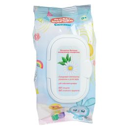 МАЛЫШАРИКИ Влажные детские салфетки с клапаном 72 шт. 115913-MAL 1/180