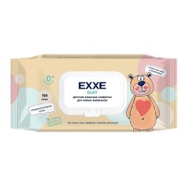 EXXE Baby серия 0+ Влажные салфетки для детей, 100 штук 1/12