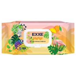 EXXE Baby серия 0+ Джунгли Влажные салфетки, 100 шт С0007708 1/16