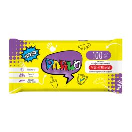 PARLO Cалфетки влажные универсальные для всей семьи 100шт антибактериальные С0006500 1/20