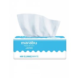MARABU Салфетки бумажные (мягкая упаковка) 19*14/200 1/100