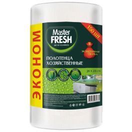 Master FRESH Полотенце хозяйственные ЭКОНОМ в рулоне спанлейс 150 шт. 20*23см С0006194 1/12