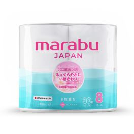 MARABU Бумага туалетная 3-х слойная 30м 8 рулона TP028 1/6