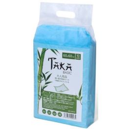 TAKA Пеленки впитывающие BASIC (эконом) для взрослых бамбуковые 60*60 10 шт