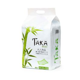 TAKA Пеленки впитывающие BASIC (эконом) для взрослых бамбуковые 60*60 30шт