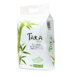 TAKA Пеленки впитывающие BASIC (эконом) для взрослых бамбуковые 60*90 10 шт