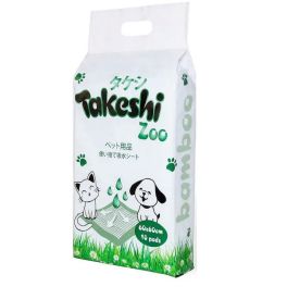 TAKESHI Пеленки впитывающие ZOO для животных бамбуковые 60*60 10 шт 1/16 (NEW20)