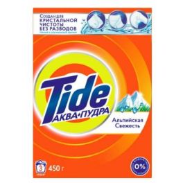 TIDE Авт СМС порошк. Альпийская свежесть 450г 1/11