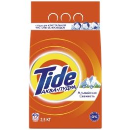 TIDE Авт СМС порошк. Альпийская свежесть 2.5 кг. 1/6
