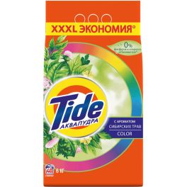 TIDE Авт СМС порошк. Color с ароматом Сибирских трав 6кг