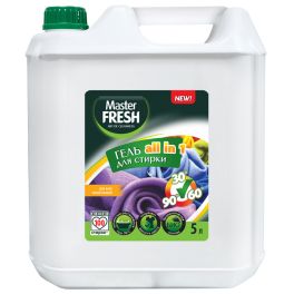 Master FRESH гель д/стирки ALL IN 1 канистра HDPE с ручкой 5л С0007187/7816 1/4