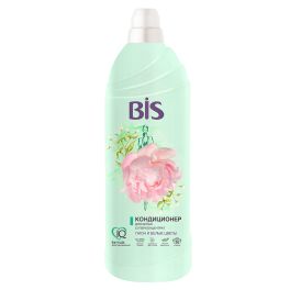 BIS кондиционер 900мл для белья концентрат Пион и белые цветы 1/6