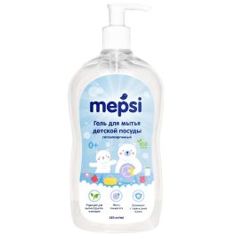 MEPSI Гель д/мытья детской посуды c дозатором 500 мл. 1/20