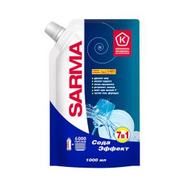 САРМА Чист.сред. гель Сода-эффект  д/мытья посуды 1000мл   1/8 №06543