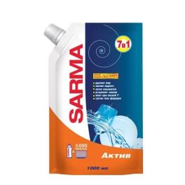 САРМА Чист.сред. Гель д/мытья посуды Active 1000мл ДПак 1/8 №06546