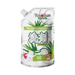 YOKOSUN Гель для мытья посуды Алоэ Вера, дойпак 850 мл. /12