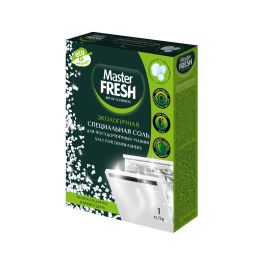 Master FRESH ЭКОлогичная СПЕЦИАЛЬНАЯ соль для п/м машины гранулированная, беленая, крупнокристал.1кг
