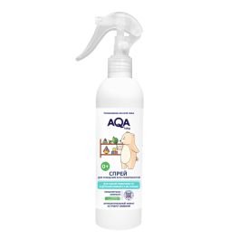 AQA baby Спрей для очищения всех поверхностей в детской комнате с антибактериальным эффектом, 300 мл