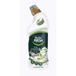 Master FRESH GOLD Гель чистящий для унитазов и сантехники без хлора 750 мл 1/12