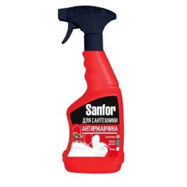 Sanfor спрей 500мл для удаления известкового налета и ржавчины 1/12 12874