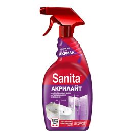 Sanita спрей Акрилайт 500мл средство чистящее для удаления известкового налета и ржавчины 1/15 26270