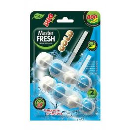 Master FRESH GOLD подвесной блок для унитаза DUO EFFECT 5в1 МОРСКОЙ, 2шт С0007429 1/24