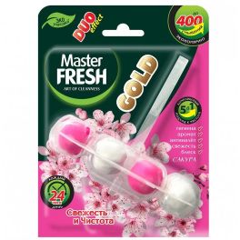 Master FRESH GOLD подвесной блок для унитаза DUO EFFECT 5в1 САКУРА, 1шт С0007425 1/24